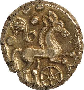 Kelten_Britannien_Stater_Gold_Pferd_1._Jh.n.Chr